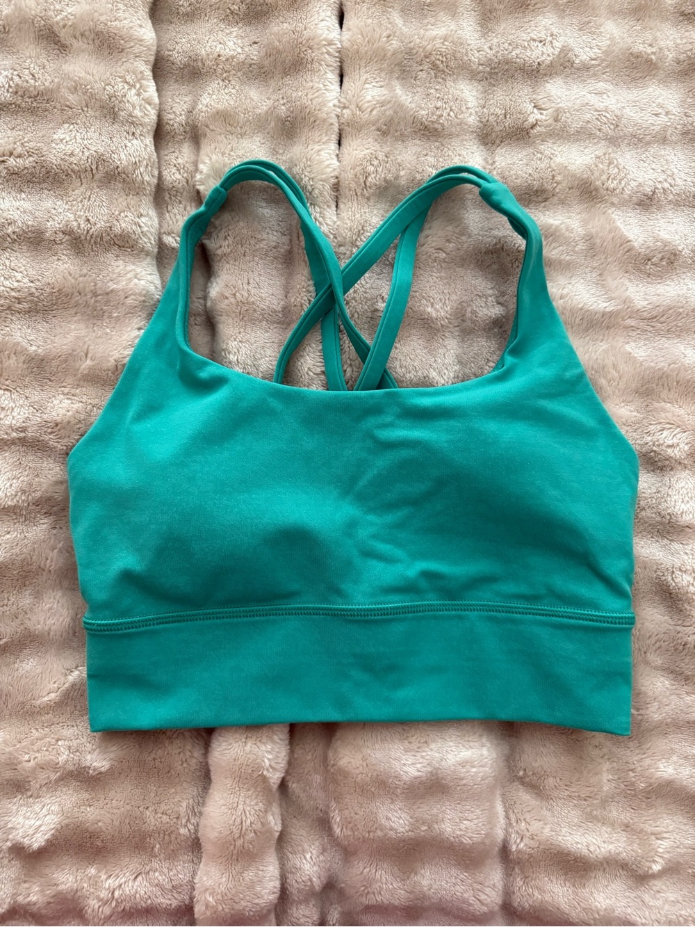 lululemon athletica longline Energy Bra - Blaze Maldives Green